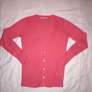 Coral/salmon color beautiful cardigan nwot ⭐️⭐️⭐️